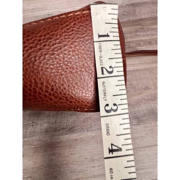 Portland Leather poppy purse Brown, Pebbled Leather Cross body Bag Purse - Picture 15 of 16